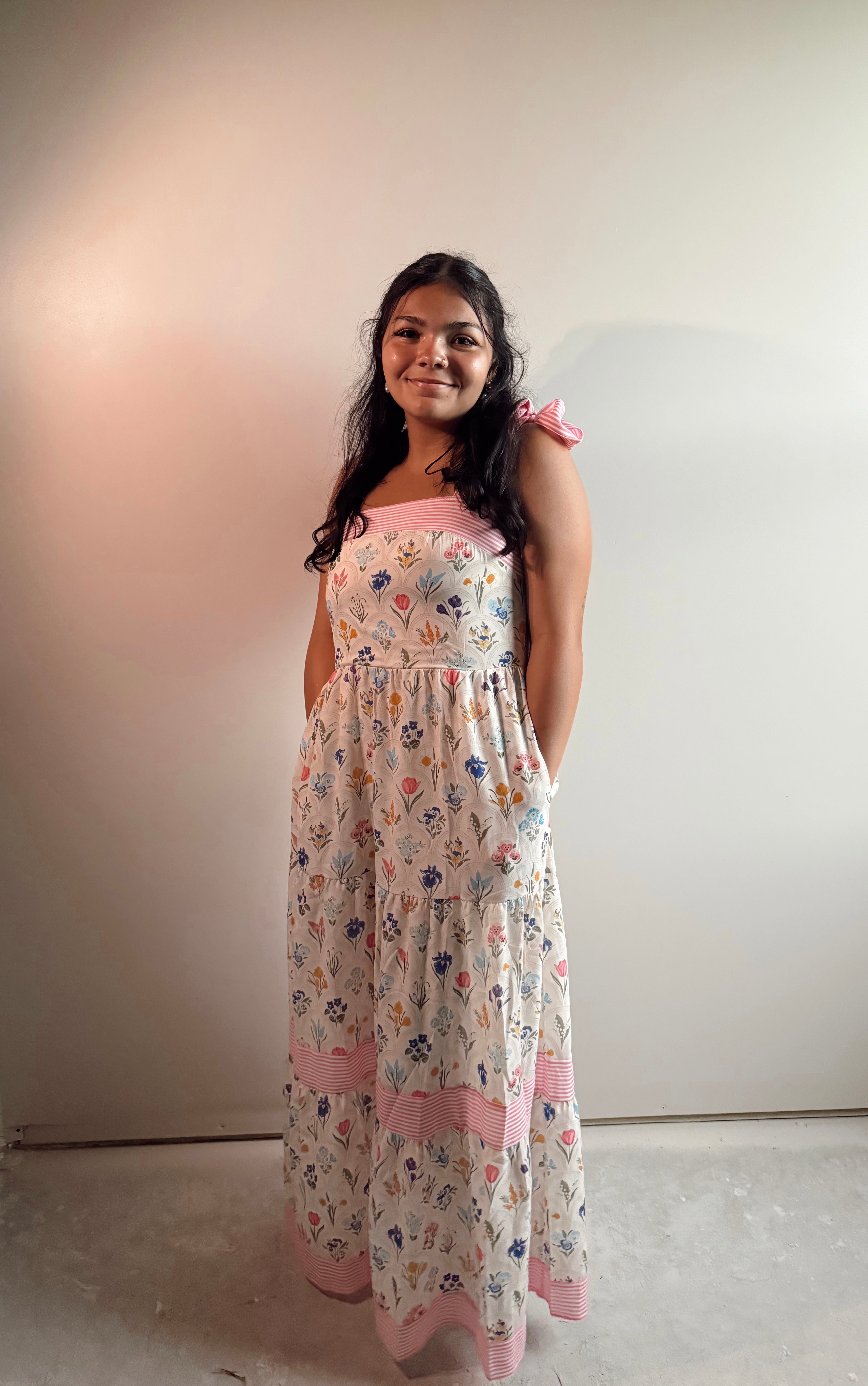 Floral Tiered Maxi Dress