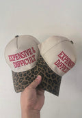 Expensive & Difficult Leopard Print Baseball Cap