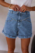 Golden Hour Denim Shorts